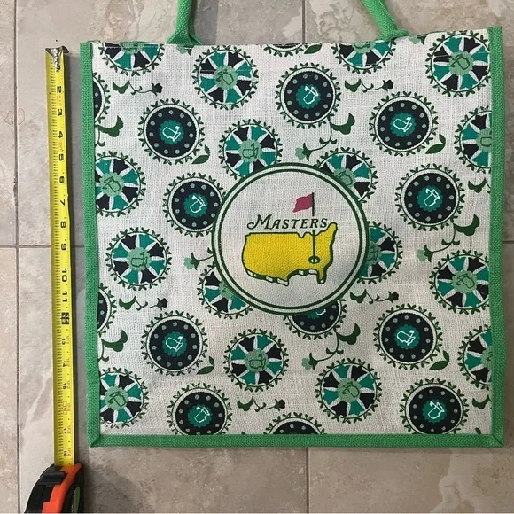 Masters Tote with Yellow and Green Design - Picture 11 of 11